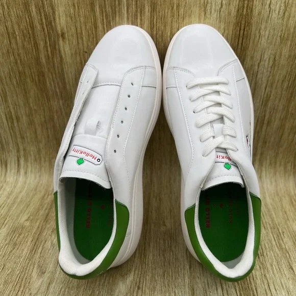 Hello Kitty X Kate Spade New York Womens Size 9 Leather Sneakers Shoes Worn Once - Picture 6 of 10